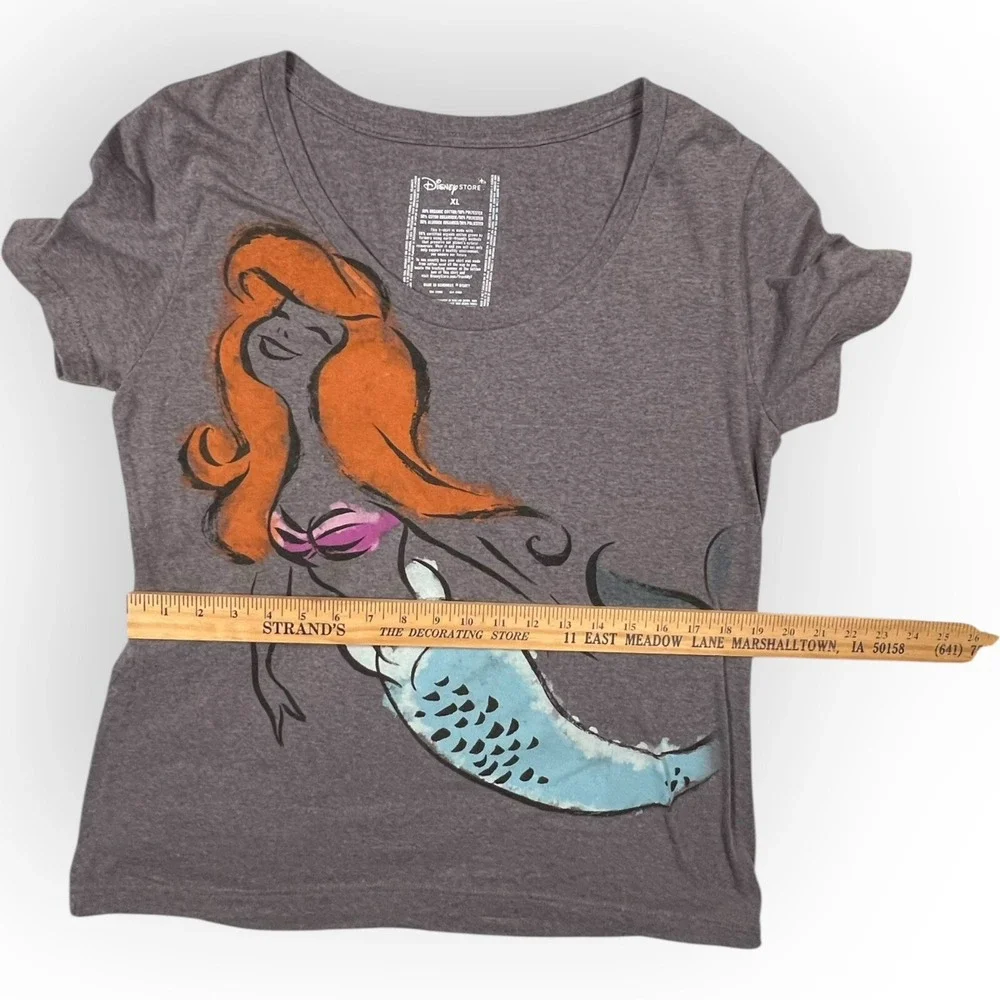 The Little Mermaid Shirt Disney Store Ariel Scoop Artistic L / XL All-Over Print